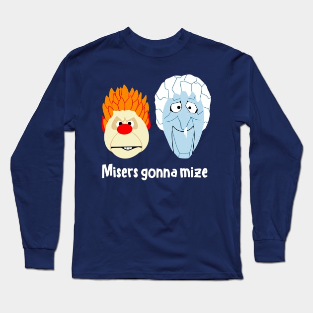 heat and cold miser Long Sleeve T-Shirt by joefixit2
